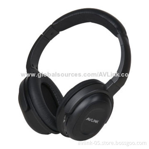 Infrared Wireless Stereo Headphones with Dual-channel and 3.5mm Audio Port for Cars DVD Player